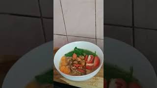 Mie Rebus Toping Ayam Saos TiramKaparipa Kuliner [upl. by Whallon]