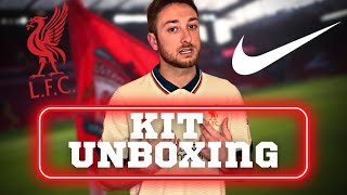 Unboxing Liverpools 2122 Nike Away Kit  Full Review [upl. by Halullat803]