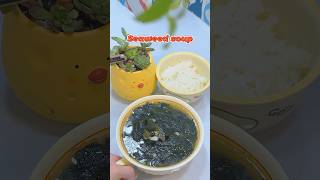 Seaweed soup Vietnamese mukbang cooking recipe asianfood vietnamesefood foody eating [upl. by Neelhtac]