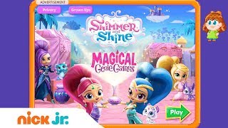 Shimmer and Shine ‘Magical Genie Games’ Game Walkthrough  Nick Jr Games AD [upl. by Ettolrahs]