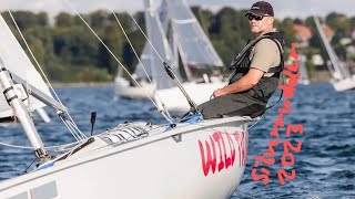 Silverrudder 2023 Start of Keelboat Mini Class onboard a CB66 Racer 360° video [upl. by Aniara]