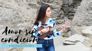 Amor sin condicion cover ukulele  Leila Madel [upl. by Rawley]