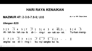 Edisi Lama Kamis 9 Mei 2024  HARI RAYA KENAIKAN TUHAN  Mazmur Tanggapan dan Alleluya  Thn B [upl. by Warrin]