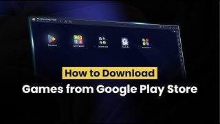 How to download games from Google Play Store on PC with BlueStacks [upl. by Yuji930]