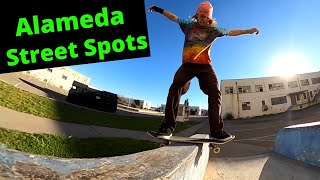 Alameda Street Skating Spots With Locations [upl. by Naivat323]