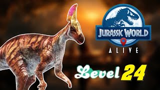 Finally I upgrade 24 level to the 🔥 OLOROTITAN 🔥  Jurassic world alive  V38 [upl. by Ainattirb]