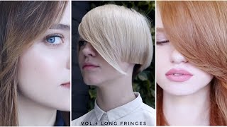 how to cut long fringe 7 different ways [upl. by Annay761]