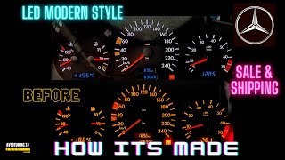 Mercedes W202 Dashboard lights How its made [upl. by Ahsilem]