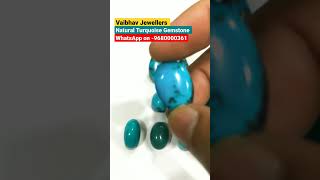 Natural Turquoise Gemstone firoza turquoise naturalgems vaibhavjewellers shorts [upl. by Hirsh]