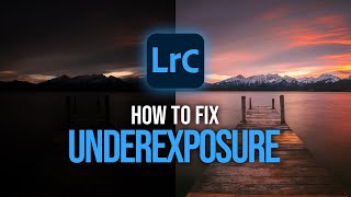 How to Save UNDEREXPOSED PHOTOS Lightroom Classic Tutorial [upl. by Zzaj958]