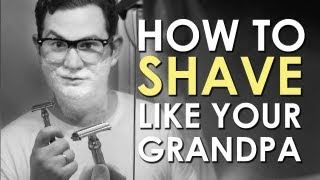 How to Shave with a Safety Razor  AoM Instructional [upl. by Zonnya]