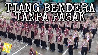 Membuat tiang bendera tanpa pasak  Scout tutorial 🇲🇨 [upl. by Buonomo984]