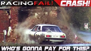 WHOS GONNA PAY FOR THIS CRASH Rally Cars vs Houses  RACINGFAIL 2020 [upl. by Ardnu]