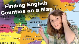 American Tries to Label English Counties on a Map [upl. by Airres]