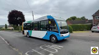 Stagecoach Andover Optare Solo M850SL 48135 first day in service 4K HD [upl. by Theis]