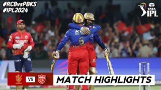 RCB vs PBKS 6th Match IPL 2024 Highlights  IPL Highlights 2024  RCB vs PBKS highlights today [upl. by Yblok299]