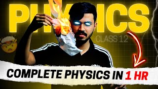 Class 12 Physics Full Syllabus Oneshot in 1 hour 😱🔥 Boards 202324 Score 7070 in Physics cbse [upl. by Toll157]