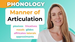 Manner of Articulation  Consonant Sounds in English  Phonology [upl. by Kenn]