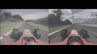 RFactor CTDP F1 2006 Mod Vs Real F1 Schumacher Monza [upl. by Notsuoh]