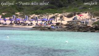 Il mare di Gallipoli Le spiagge di Torre del Pizzo Punta della suina Baia Verde [upl. by Jaycee94]