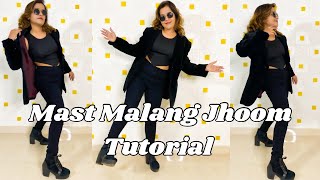 Mast Malang Jhoom Song Dance Tutorial  Bade Miyan Chote Miyan  Tiger Sonakshi Akshay  Nupur [upl. by Aidaas471]