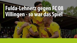 FuldaLehnerz gegen den FC 08 Villingen [upl. by Peri]