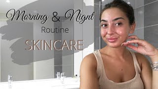 MORNING amp NIGHT ROUTINE  SKINCARE 🧖🏼‍♀️ [upl. by Trelu]