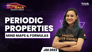 Periodic Properties  Mind maps amp Formulas  Nabamita Mam  Vedantu JEE English [upl. by Vanya]