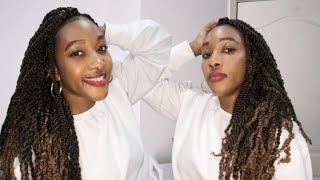 I DID IT 😅 Passion Twist Tutorial  Easy Protective Hairstyle  Beginner Friendly  JLB Channel [upl. by Eigram393]