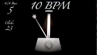 10 BPM Metronome [upl. by Cassondra]