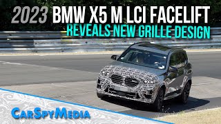 2023 BMW X5 M LCI Facelift Prototype Spied With Revised Front And Rear Bumper At The Nürburgring [upl. by Burtis]