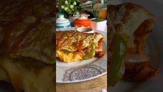 shorts Ramen Omelette Murtabak Maggie shortsfeed food [upl. by Ancel740]