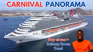 A Day on Carnival Panorama 2024  Balcony Room Tour  Mexican Rivera [upl. by Raina620]