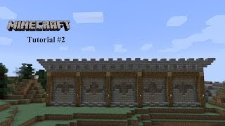 Minecraft Tutorial  Jak postavit středověké hradby [upl. by Eromle284]