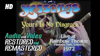 Yes  Yours Is No Disgrace  Live at the Rainbow 1972  YesSongs Remastered 1080p [upl. by Imaon]