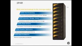 HP 3PAR Storage System [upl. by Ecnerwal610]