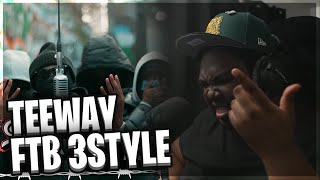 Teeway  From The Block Freestyle  Performance 🎙London 🇬🇧 REACTION [upl. by Ballman316]