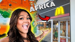 PROVEI O MCDONALDS DA ÁFRICA NAO ACREDITO QUE TEM ISSO NO MENU [upl. by Flessel]