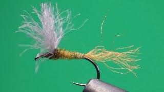 QUICK AND EASY COMPARADUN  FLY TYING TUTORIAL [upl. by Ahtoelc904]