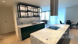 Canary Wharf 2 bedrooms Wardian  CNC Property [upl. by Secnirp]