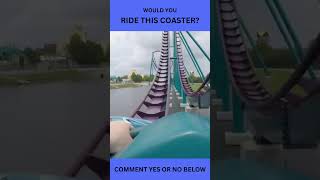 Would You Ride This Coaster Mako at SeaWorld Orlando POV shorts frontseatmedia rollercoaster [upl. by Tnilc255]