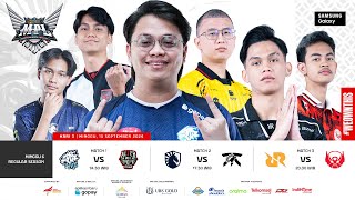 🔴 LIVE  MPL ID S14  Regular Season Hari 3 Minggu 6  Bahasa Indonesia [upl. by Ecnerrot]