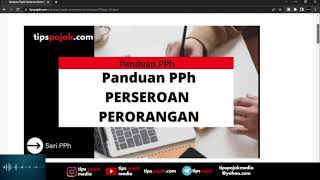 Panduan dan Penghitungan Pajak PT Perorangan  Perseroan Perorangan  tipspajakcom [upl. by Reilly962]