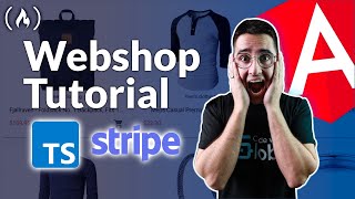 Build a Webshop – Angular Nodejs TypeScript Stripe [upl. by Valleau647]