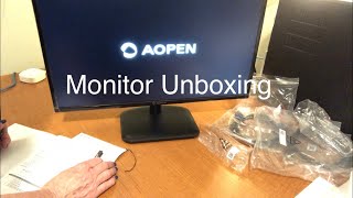 AOPEN 24quot Monitor Unboxing [upl. by Oler]