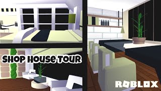 AdoptMe Shop House Tour  Adopt Me Build  Modern Aesthetic Pastel Home [upl. by Minda]