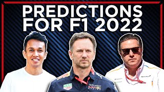 F1s Biggest Names Predict the 2022 Season [upl. by Aklim]