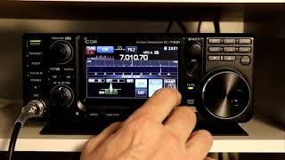 Icom IC7300 A to Z 11 IF Filter Settings amp Notch Filter [upl. by Nomaid]