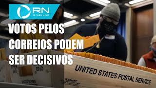 Eleições nos EUA votos pelos correios podem ser decisivos [upl. by Eimmis]