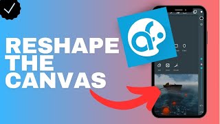 How to reshape the canvas in the Artflow app [upl. by Gusta]